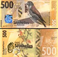 *500 Rupií Seychely 2016, P51 UNC - Kliknutím na obrázok zatvorte -